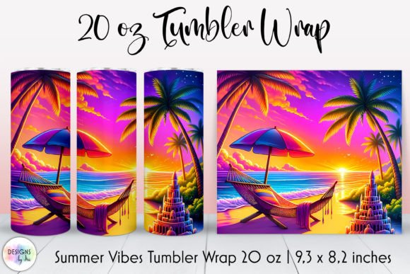 Download Tropical Summer Tumbler Wrap Design - Summer tumbler wrap Collection
