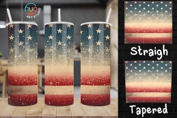 Download Red White Blue Glitter Patriotic Vintage - Premium Resources