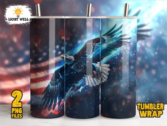 Download American Flag July 4th Patriotic Tumbler - Premium Bundle