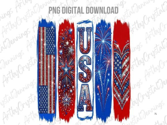 Download Glam USA American Flag Fireworks PNG - American flag fireworks Collection