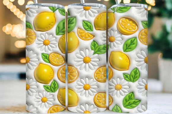 Download Lemon Summer Tumbler Wrap PNG - Summer tumbler wrap Collection