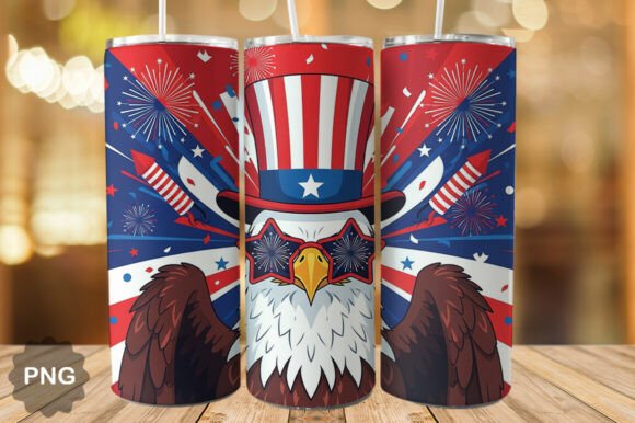 Download Patriotic Eagle Tumbler Wrap PNG - Premium Resources