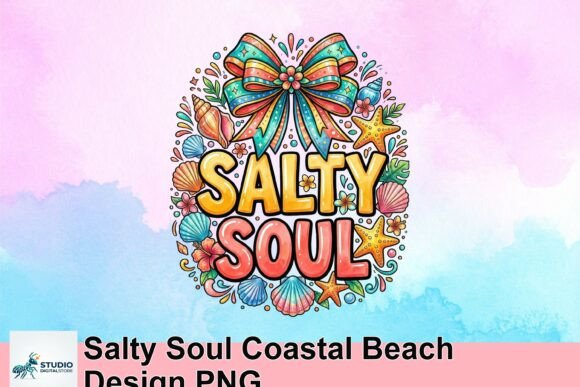 Download Salty Soul Coastal Beach Design PNG - Beach design Collection