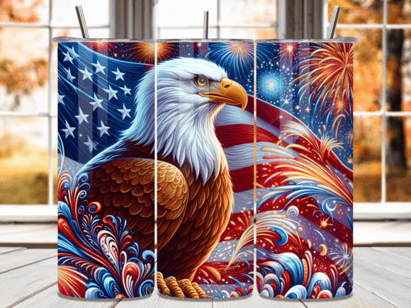 Download American Flag Fireworks Tumbler Wrap - American flag fireworks Collection